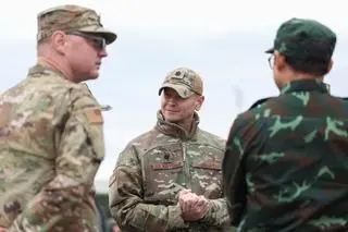 Amerykańscy oficerowie obserwowali manewry Zapad-2025
