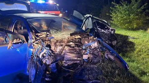 Do szpitala trafiła kobieta z dwójką dzieci oraz kierowca drugiego auta