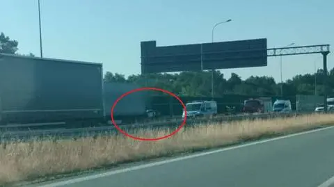 Poważny wypadek na autostradzie A1 koło Łodzi