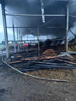 Pożar hali w Facimiechu