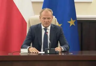 Tusk: mamy do czynienia najprawdopodobniej z prowokacją na dużą skalę