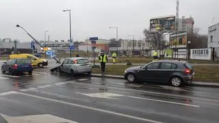 Zderzenie z udziałem pijanego na Woli