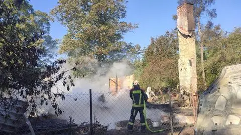Dom spłonął doszczętnie