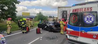 Wypadek w Kostomłotach pod Kielcami