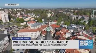 Urodzinowa trasa TVN24 pod hasłem "Jesteśmy stąd". Bielsko-Biała