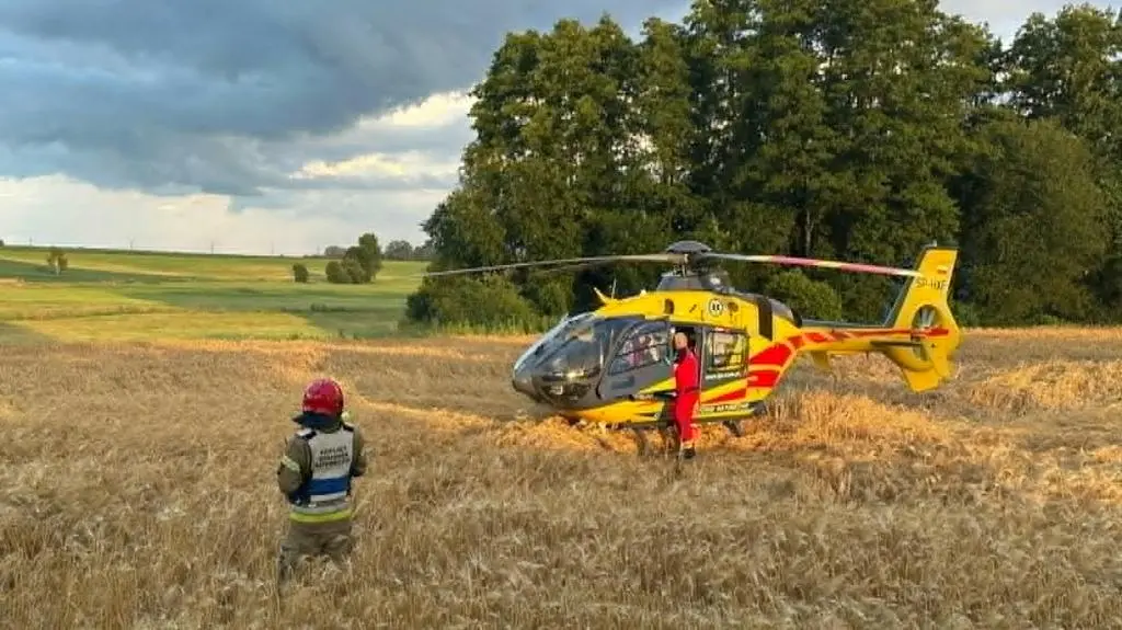 Wypadek w miejscowości Wnory-Wandy 