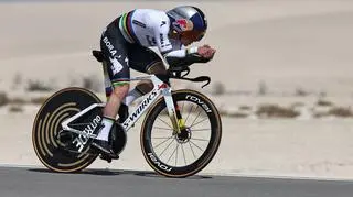 Evenepoel potwierdził klasę. Został liderem w Emiratach