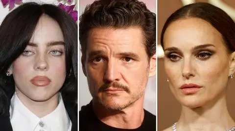 Billie Eilish, Pedro Pascal, Natalie Portman 