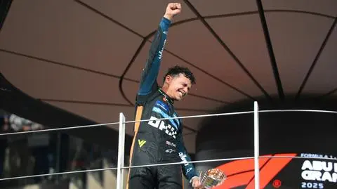 Lando Norris minuty po wywalczeniu tytułu