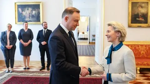 Belweder. Spotkanie z Przewodniczącą KE Ursulą von der Leyen - 09.04.2022