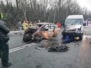 Karambol w Mniowie pod Kielcami