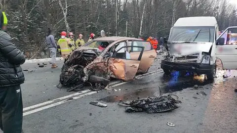 Karambol w Mniowie pod Kielcami