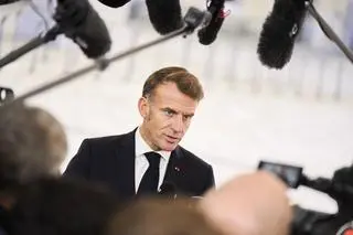 Prezydent Francji Emmanuel Macron