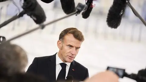 Prezydent Francji Emmanuel Macron