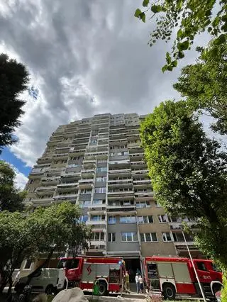 Pożar mieszkania we Wrocławiu