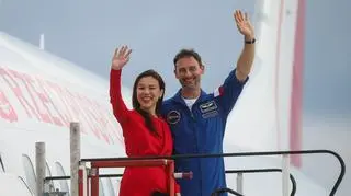 Polski astronauta po wylądowaniu w Europie. "Wracam z głową pełną pomysłów'