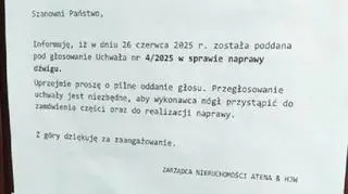 Winda nie działa od dwóch tygodni