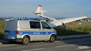 Wypadek szybowca - Krosno