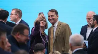 Radosław Sikorski na konwencji krajowej Platformy Obywatelskiej