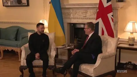 Starmer do Zełenskiego: ma pan pełne wparcie. Jesteśmy przy panu, przy Ukrainie