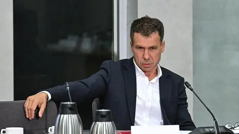 Ernest Bejda podczas przesłuchania przed komisją śledczą ds. Pegasusa
