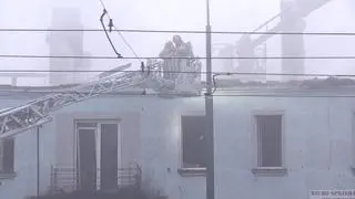 Na miejscu pracuje kilkanaście zastępów straży pożarnej 