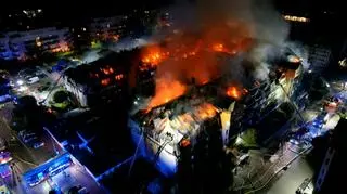 Ogromny pożar w Ząbkach. Oglądaj w TVN24 i TVN24+