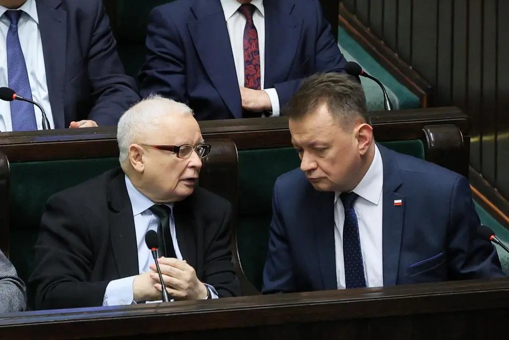 Jarosław Kaczyński i Mariusz Błaszczak