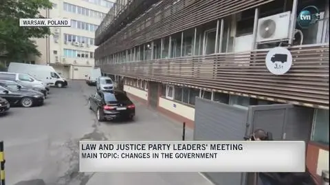 Polish ruling PiS party meeting. Discussions about changes in cabinet