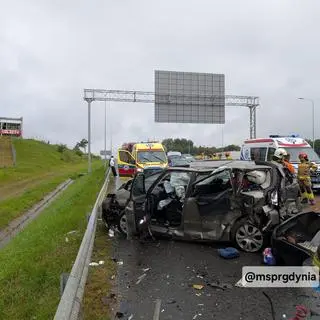 Wypadek na trasie S6