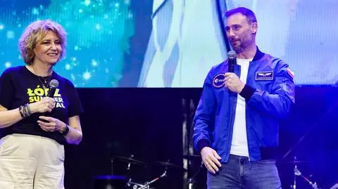 Sławosz Uznański-Wiśniewski i prezydent Łodzi Hanna Zdanowska na Łódź Summer Festival 2025