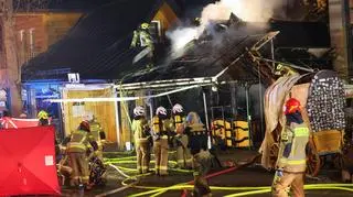 Pożar restauracji w Zakopanem