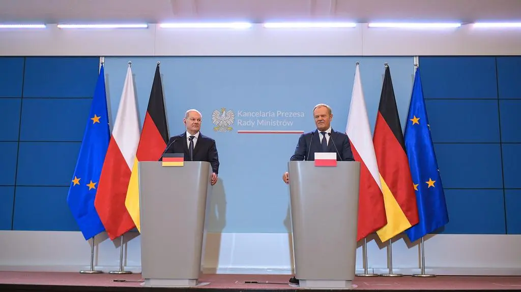 Olaf Scholz i Donald Tusk