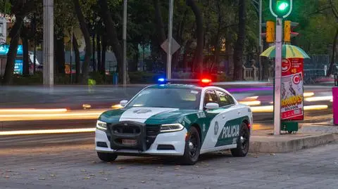 Radiowóz policji w Meksyku