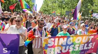 Uczestnicy Parady Równości w Warszawie