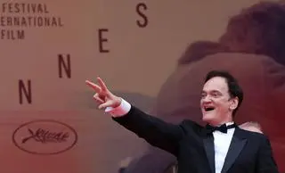 Quentin Tarantino na festiwalu w Cannes