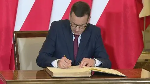 Premier wpisał się do księgi kondolencyjnej