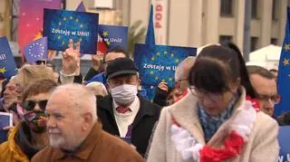 Prounijna manifestacja w Katowicach