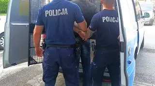 Mężczyzna został zatrzymany