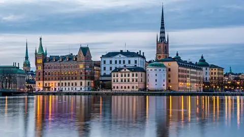 Sztokholm, jesień, zima