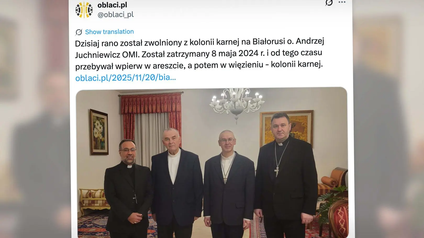 Białoruś, uwolnienie katolickich księży - TVN24