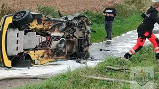 Wypadek podczas Rajdu Nyskiego