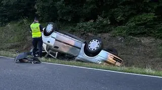 Wypadek w pobliżu miejscowości Przęsin