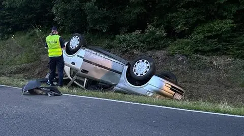 Wypadek w pobliżu miejscowości Przęsin