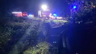 Auto dachowało na Dolnym Śląsku