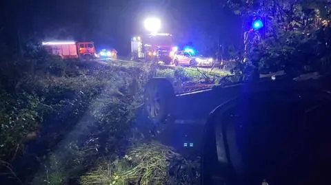 Auto dachowało na Dolnym Śląsku