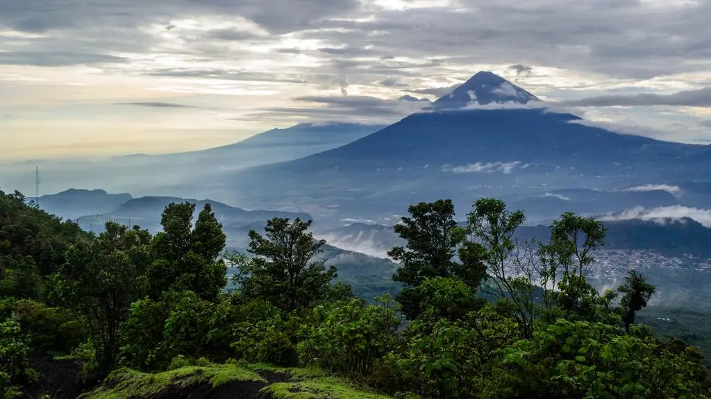 Volcán de Fuego w Gwatemali