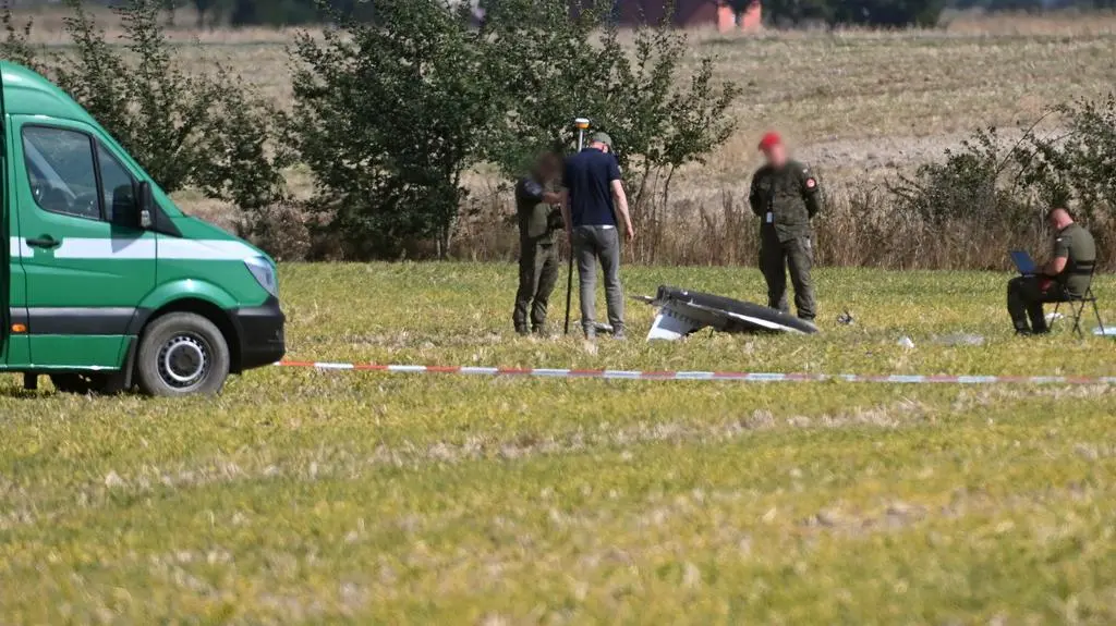 WOHYŃ MIEJSCE UPADKU ROSYJSKIEGO DRONA