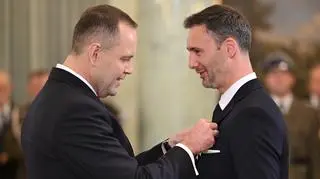 Sławosz Uznański-Wiśniewski odznaczony przez prezydenta