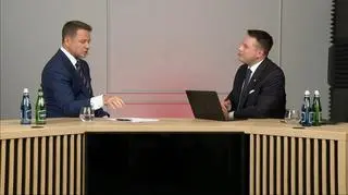 "Każdą dyskusję można doprowadzić do absurdu". Trzaskowski u Mentzena
